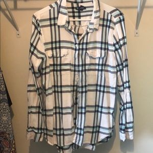 Gap boyfriend fit flannel